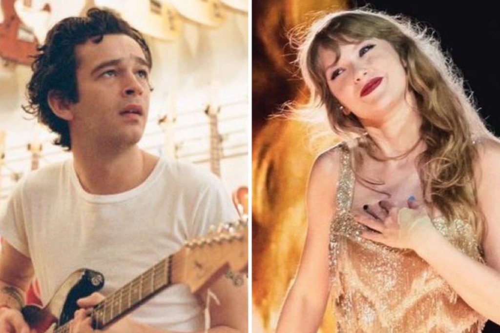 Taylor Swift e Matty Healy são vistos juntos e rumores sobre romance aumentam