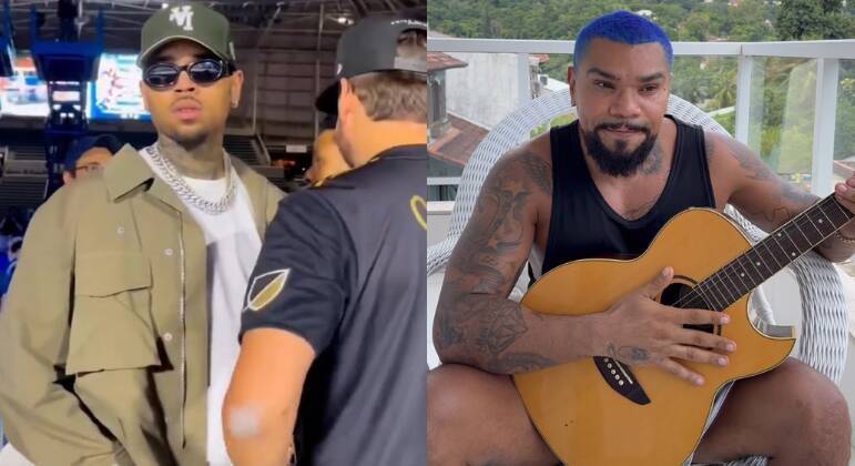 Chris Brown comenta em post sobre Naldo, e brasileiro quebra a internet