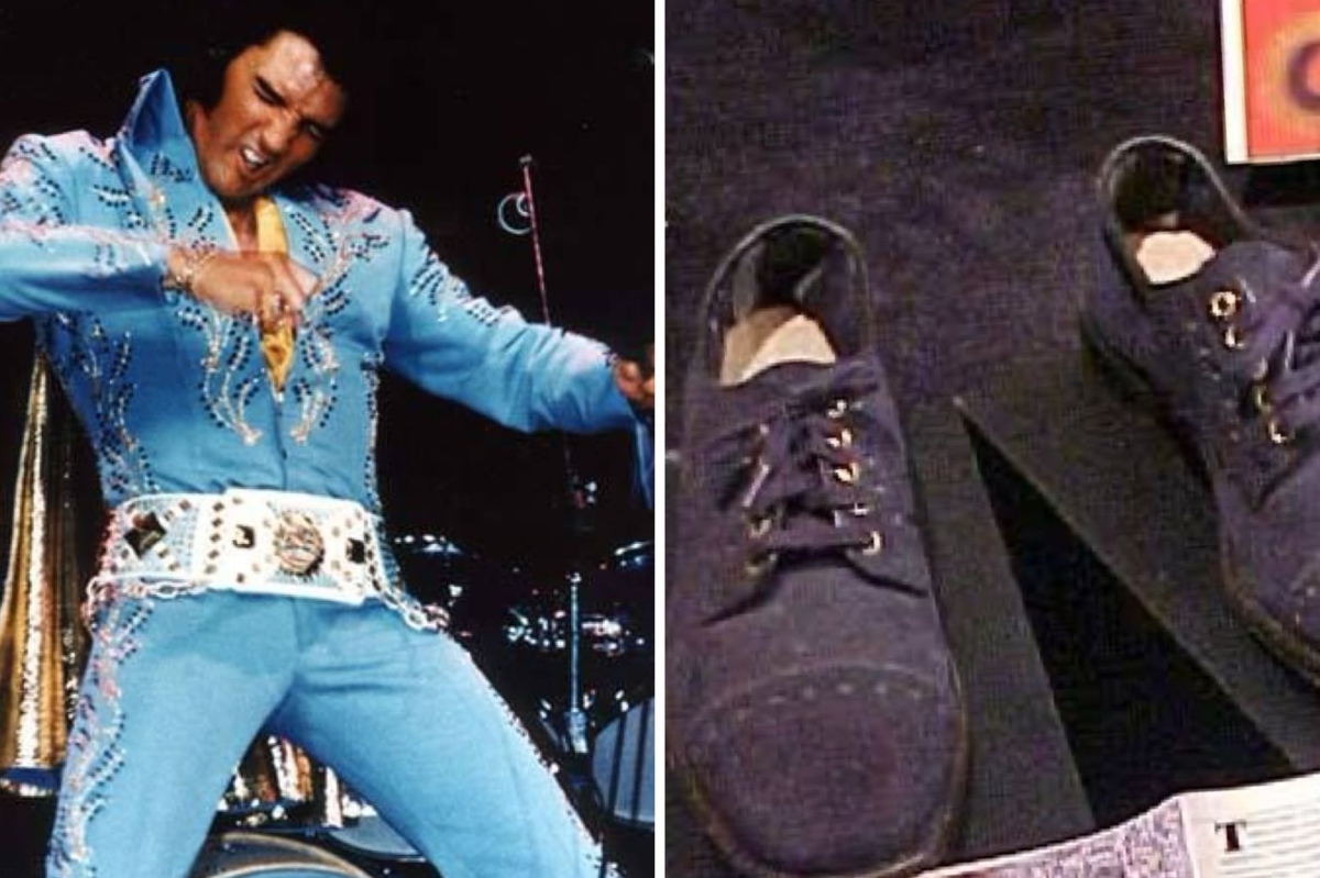 ‘blue sued shoes’, par de sapatos de Elvis Presley, vai à leilão